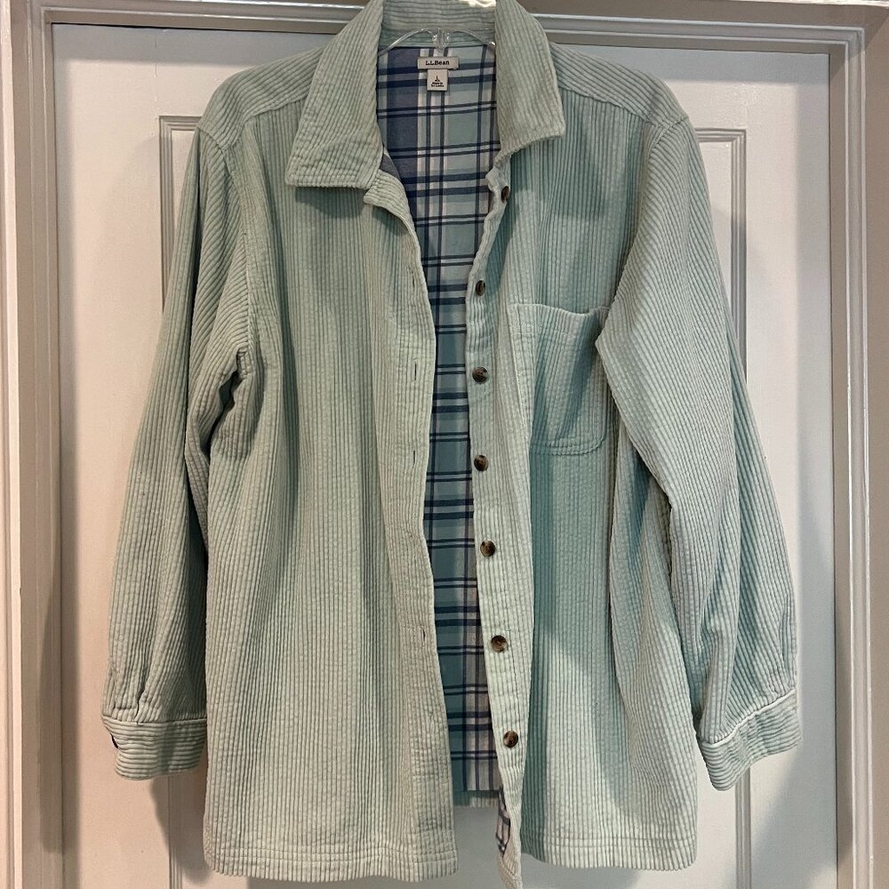 L.L. Bean Women's Comfort Flannel-lined Corduroy Relaxed Shirt